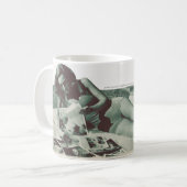 ジョアンクローフォード1933のフランス人の雑誌 コーヒーマグカップ (正面左)