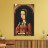 ジョアンナまたはフアナ'不機嫌' Castile キャンバスプリント (インサイチュ (リビング))