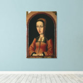 ジョアンナまたはフアナ'不機嫌' Castile キャンバスプリント (インサイチュ (ウッドフロア))