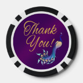 ジョアンナズラスベガス40th誕生日カジノ |紫 ポーカーチップ (裏面)