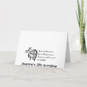 ジョアンヌの喜びのSunglowカード カード (裏面)