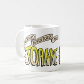 ジョアンヌは-マグを引き、 コーヒーマグカップ (正面左)