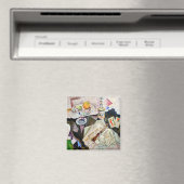 ジョアンミロスペインのトランプ マグネット (インサイチュ (食洗機))