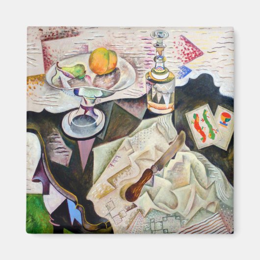 ジョアンミロスペインのトランプ マグネット (正面)