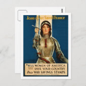 ジョアン救・アーク世界大戦1 ポストカード (正面/裏面)