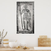 ジョアン・アークの武具を描いたプラーク ポスター (キッチン)