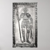 ジョアン・アークの武具を描いたプラーク ポスター (正面)