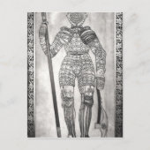 ジョアン・アークの武具を描いたプラーク ポストカード (正面)