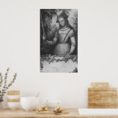 ジョアン・オブ・アークポートレート ポスター (キッチン)