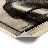 ジョアン・オブ・アークポートレートby Paul Dubois ポスター (角)