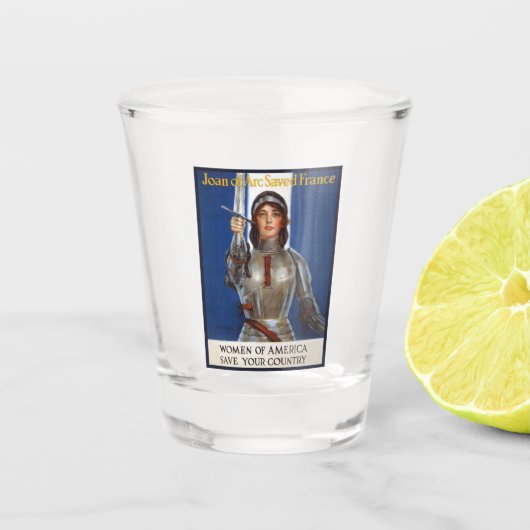 ジョアン・オブ・アーク:オーリンズのメイド、ナイト・ヘロイン ショットグラス (正面)