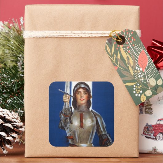 ジョアン・オブ・アーク:オーリンズのメイド、ナイト・ヘロイン スクエアシール (クリスマス)