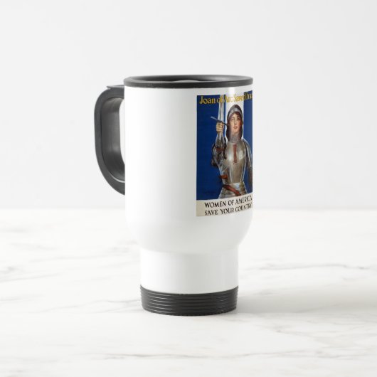 ジョアン・オブ・アーク:オーリンズのメイド、ナイト・ヘロイン トラベルマグ (正面左)