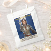 ジョアン・オブ・アーク：オーリンズのメイド、ナイト・ヘロイン フェイバーバッグ (クリップ留めされた状態)