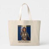 ジョアン・オブ・アーク：オーリンズのメイド、ナイト・ヘロイン ラージトートバッグ (裏面)