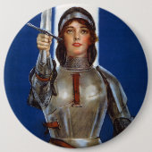 ジョアン・オブ・アーク:オーリンズのメイド、ナイト・ヘロイン 缶バッジ (正面)