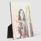 ジョアン・オブ・アーク フォトプラーク (側面)