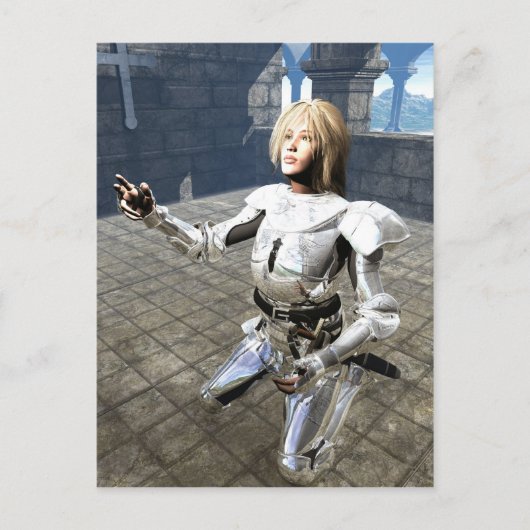 ジョアン・オブ・アーク ポストカード (正面)