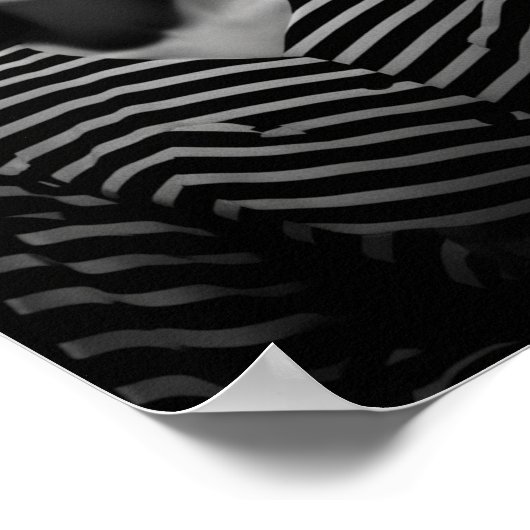 ジョアン・クロフォードがノワールで黒と白のポスター ポスター (角)