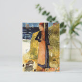 ジョアン・ダーク、またはブルトン人の少女がポール・ゴーガンを紡ぐ ポストカード (スタンド正面)