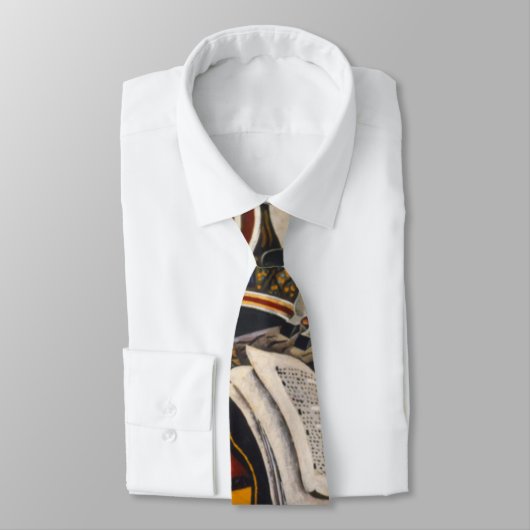 ジョアン・ミロの馬パイプ赤い花 ネクタイ (タイ)