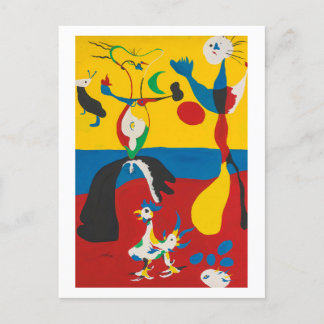 ジョアン・ミロ絵画抽象芸術・アート ポストカード