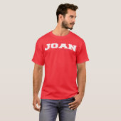 ジョアン 名前 限定版 楽しい レトロ ヴィンテージ 80年代 Tシャツ (正面フル)