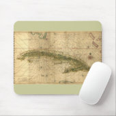 ジョアンVinckeboons著キューバの歴史的な1639地図 マウスパッド (マウス)