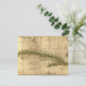 ジョアンVinckeboons著キューバの歴史的な1639地図 招待状 (スタンド正面)