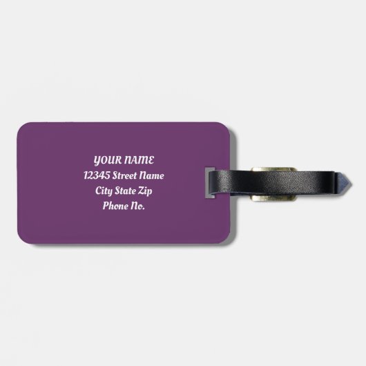 ジョイおもしろいマウンテンウィンターホリデーアルパチャラマス ラゲッジタグ (裏面横)