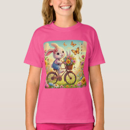 ジョイに乗る – Bunny Bunicycle Tシャツ