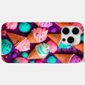 ジョイのスクープ現実的なアイスクリームコーンデザイン Case-Mate iPhoneケース (裏面 (横))