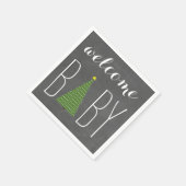 ジョイのバンドルChalkboardカボチャ秋ベビーシャワー スタンダードカクテルナプキン (角)