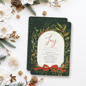 ジョイの小さなバンドルリースグリーンベイビーシャワー 招待状