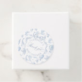 ジョイの織物 サファリ 動物 青い ベビーシャワー フェイバータグ (インサイチュ)