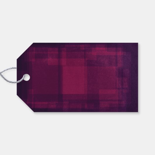 ジョイはっきりしたパープルチョーククリスマスホリデーギフトラベル ギフトタグ (裏面横)