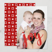 ジョイはっきりしたレッド/フォトホリモダンデーカード シーズンカード (正面/裏面)