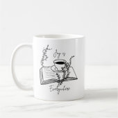 ジョイはどこでも引用文マグ コーヒーマグカップ (左)