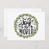 ジョイへワールドウォーターカラーリース シーズンポストカード (正面/裏面)