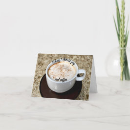ジョイを選択…コーヒー ノートカード