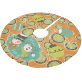 ジョイアンドピース雪だるまカスタムホリデーツリースカート ブラッシュドポリエステルツリースカート (アングル)