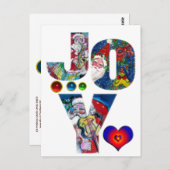 ジョイアンドラブミュージカルサンタクリスマスパーティー ポストカード (正面/裏面)