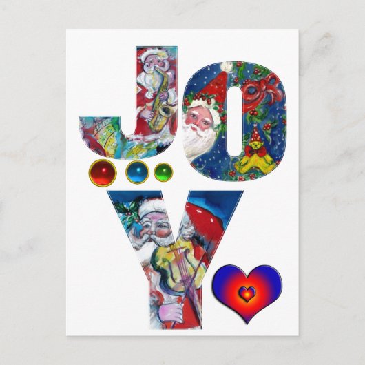 ジョイアンドラブミュージカルサンタクリスマスパーティー ポストカード (正面)