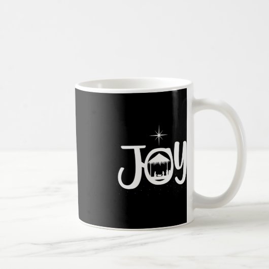ジョイイエス出生シーンクールクリスマスアパレル コーヒーマグカップ (右)