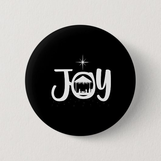 ジョイイエス出生シーンクールクリスマスクリスマスクリス 缶バッジ (正面)