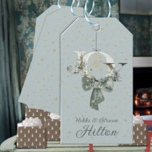 ジョイウィンターウッドランドフォレストレタリング金ゴールド雪