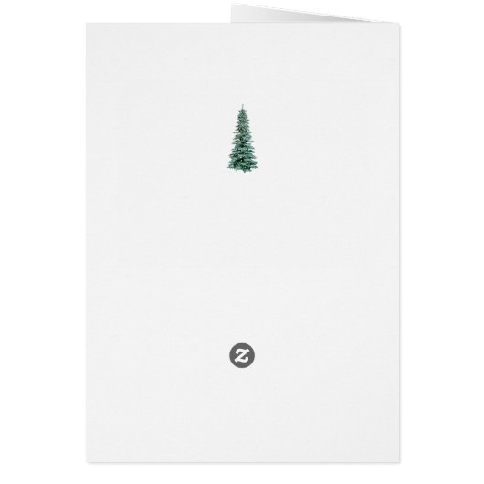 ジョイウィンターフローラクリスマスホリデーカード (裏面)