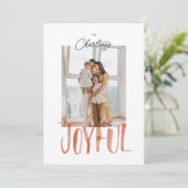 ジョイウォーターカラーブラシレタリングフラット シーズンカード (スタンド正面)