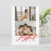 ジョイウォーターカラーブラシレタリングフラット シーズンカード (スタンド正面)