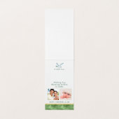 ジョイウォーターカラーモノグラム折り畳み写真ギフトラベル (内部フラット)